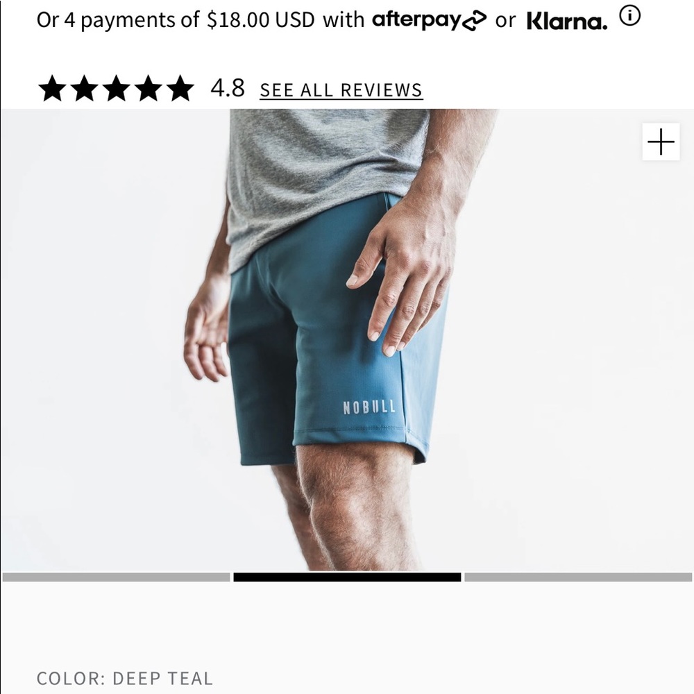 Nobull Lightweight 8.5 inch shorts NWT